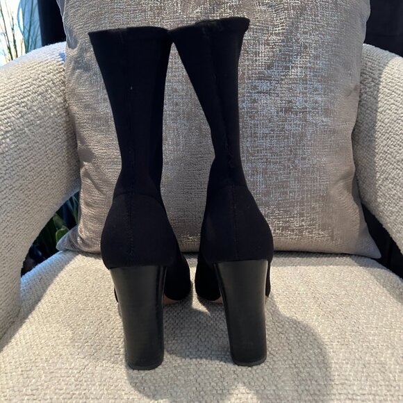 Marciano Black Sock Boots (PMRAINA) Sz 6.5 - Picture 3 of 6